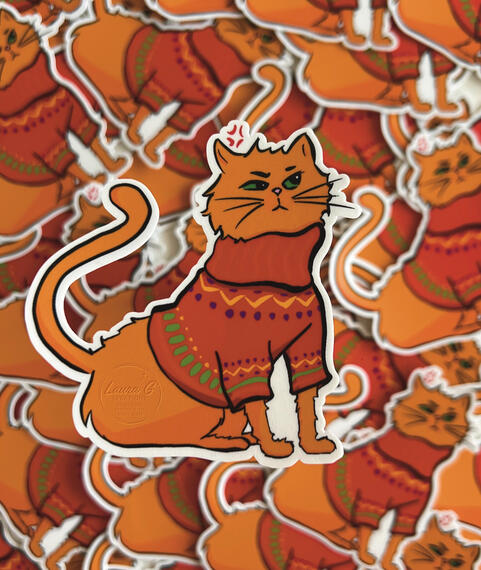 Angry Kitty - Sweater series
